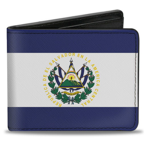 Bi-Fold Wallet - El Salvador Flag Bi-Fold Wallets Buckle-Down   