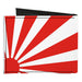 Canvas Bi-Fold Wallet - Rising Sun White Red Canvas Bi-Fold Wallets Buckle-Down   