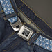 BD Wings Logo CLOSE-UP Full Color Black Silver Seatbelt Belt - Anchor2 Monogram Baby Blue/Navy/White Webbing Seatbelt Belts Buckle-Down   