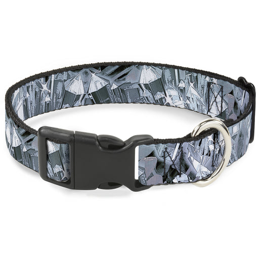 Plastic Clip Collar - Crystals3 Clear Plastic Clip Collars Buckle-Down   