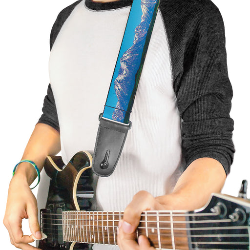 Guitar Strap - Landscape Snowy Mountains Guitar Straps Buckle-Down   