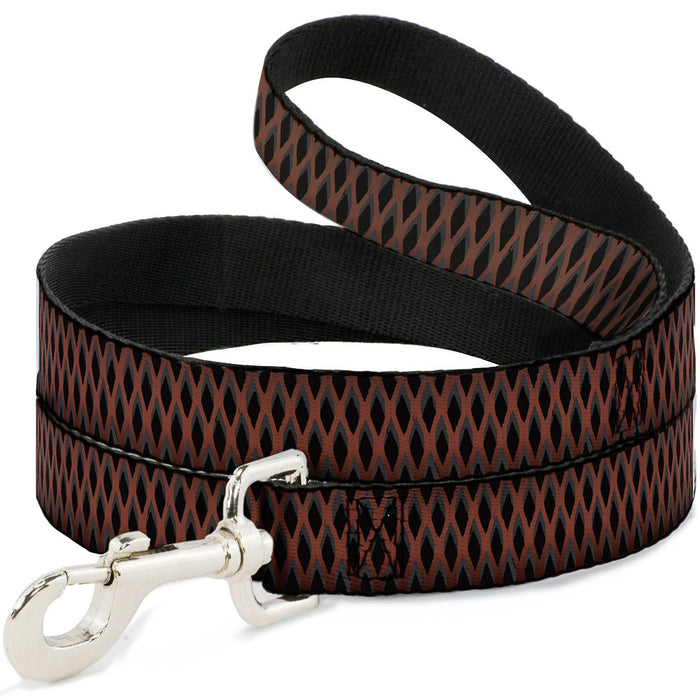 Dog Leash - Mesh Black/Brown Dog Leashes Buckle-Down   