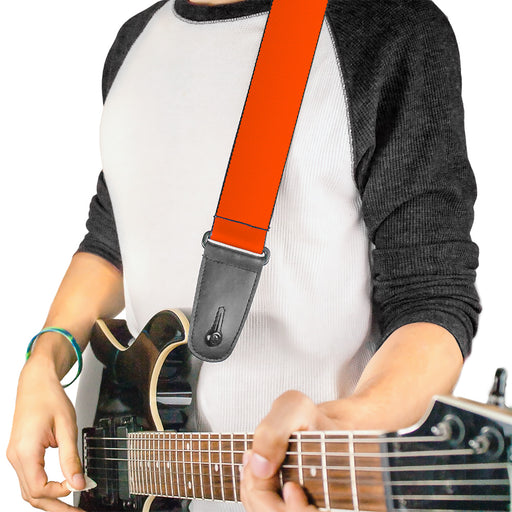 Guitar Strap - Neon Orange Guitar Straps Buckle-Down   