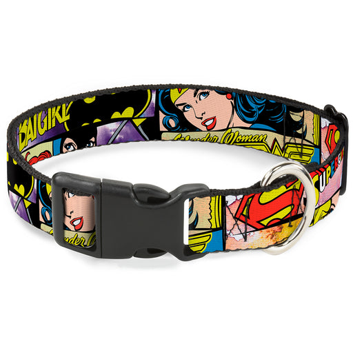 Plastic Clip Collar - Superheroines Wonder Woman/Supergirl/Batgirl Plastic Clip Collars DC Comics   