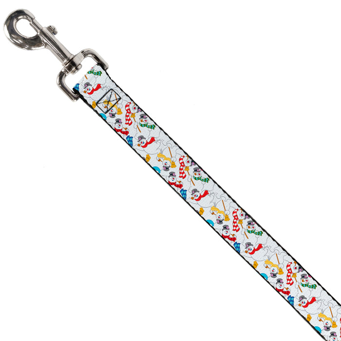 Dog Leash - Frosty the Snowman Pose Scattered White Dog Leashes Warner Bros. Holiday Movies   