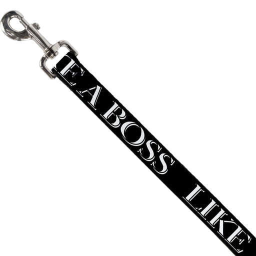 Dog Leash - LIKE A BOSS2 Black/Red Dog Leashes Buckle-Down   