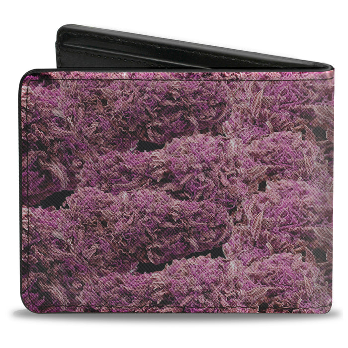 Bi-Fold Wallet - Vivid Marijuana Nugs Stacked Purples Bi-Fold Wallets Buckle-Down   