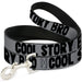 Dog Leash - COOL STORY BRO Gray/Black Dog Leashes Buckle-Down   