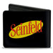 Bi-Fold Wallet - SEINFELD Spotlight Logo Black Yellow Red Bi-Fold Wallets Seinfeld   