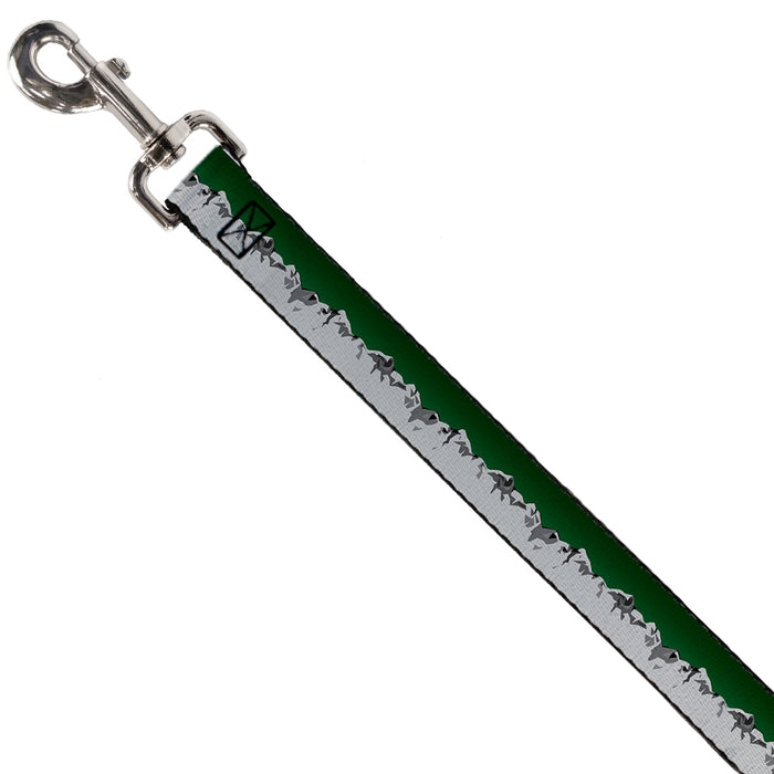 Dog Leash - Colorado Mountains Green/Grays Dog Leashes Buckle-Down   
