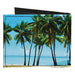 Canvas Bi-Fold Wallet - Landscape Beach Palm Trees Canvas Bi-Fold Wallets Buckle-Down   