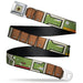 Star Wars Boba Fett Helmet Full Color Tan Seatbelt Belt - Star Wars Boba Fett Utility Belt Bounding Tan Webbing Seatbelt Belts Star Wars   