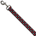Dog Leash - Argyle Black/Gray/Red Dog Leashes Buckle-Down   