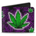 Bi-Fold Wallet - Marijuana Haze Purple Bi-Fold Wallets Buckle-Down   