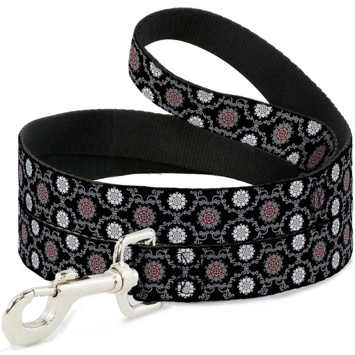 Dog Leash - Tapestry 1 Black Dog Leashes Buckle-Down   