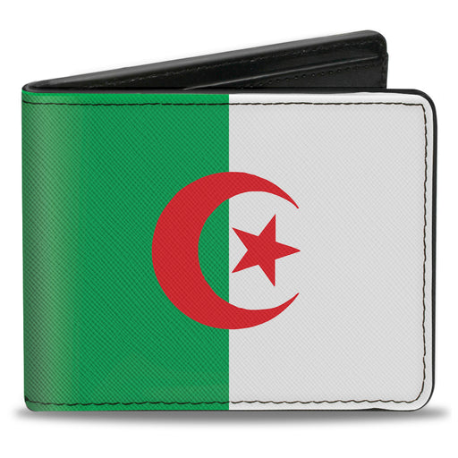 Bi-Fold Wallet - Algeria Flags Bi-Fold Wallets Buckle-Down   