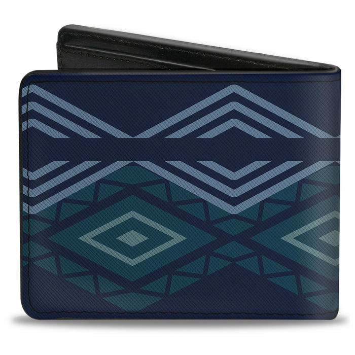 Bi-Fold Wallet - Aztec3 Blues Bi-Fold Wallets Buckle-Down   
