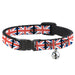 Cat Collar Breakaway - United Kingdom Flags Breakaway Cat Collars Buckle-Down   