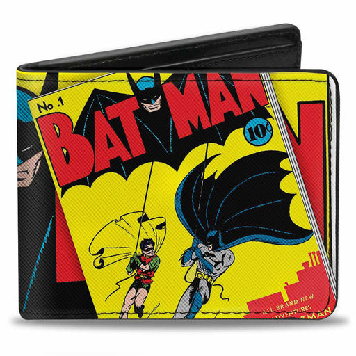 Bi-Fold Wallet - Classic BATMAN Issue #1 Robin & Batman Logo CLOSE-UP Cover Pose Bi-Fold Wallets DC Comics   