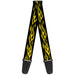Guitar Strap - Flame Yellow Guitar Straps Buckle-Down   