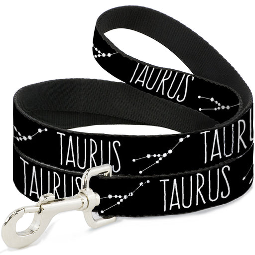 Dog Leash - Zodiac TAURUS/Constellation Black/White Dog Leashes Buckle-Down   