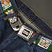 RUGRATS Logo Full Color Seatbelt Belt - RUGRATS Character Snapshots Webbing Seatbelt Belts Nickelodeon   