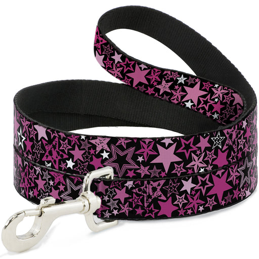 Dog Leash - Stargazer Black/Pink Dog Leashes Buckle-Down   