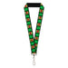 Lanyard - 1.0" - Blue's Clues Steve's Stripe and Thinking Chair Black Greens Red Lanyards Nickelodeon   
