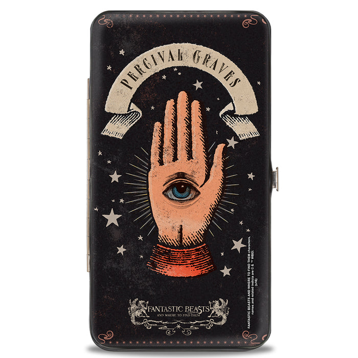 Hinged Wallet - FANTASTIC BEASTS AND WHERE TO FIND THEM PERCIVAL GRAVES Eye in Hand Icon Hinged Wallets The Wizarding World of Harry Potter   