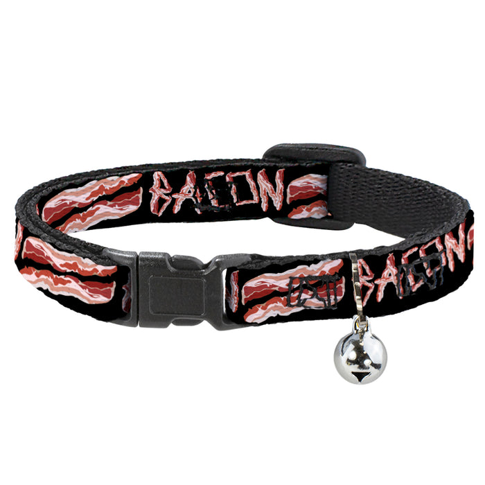 Cat Collar Breakaway - Bacon w Text2 Breakaway Cat Collars Buckle-Down   