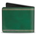Bi-Fold Wallet - SLYTHERIN Crest Stripe6 Weathered Greens Grays Bi-Fold Wallets The Wizarding World of Harry Potter   