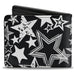 Bi-Fold Wallet - Stargazer Black White Bi-Fold Wallets Buckle-Down   