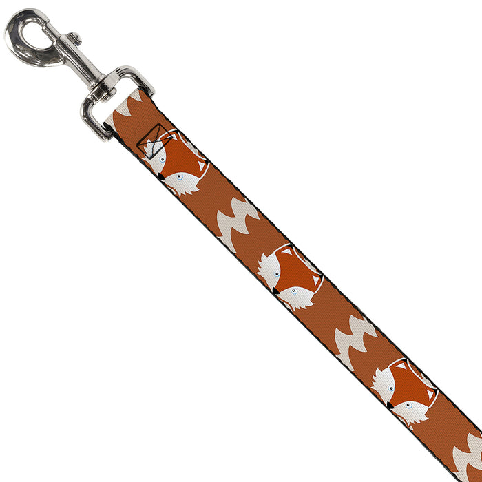 Dog Leash - Fox Face/Tail Orange/Natural Dog Leashes Buckle-Down   