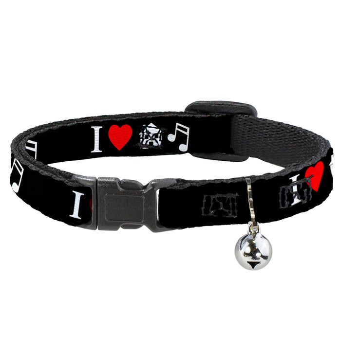 Cat Collar Breakaway - I "Heart House Music" Breakaway Cat Collars Buckle-Down   