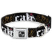 Dog Bone Seatbelt Buckle Collar - CALI w/Grizzly Bear Seatbelt Buckle Collars Buckle-Down   