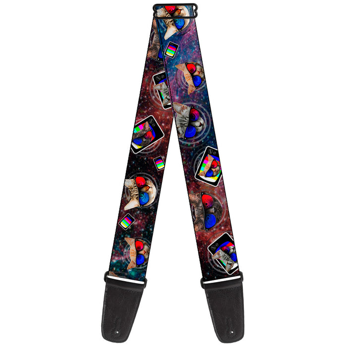 Guitar Strap - 3-D TV Cats in Space Guitar Straps Buckle-Down   