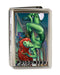 Business Card Holder - LARGE - POISON IVY Hanging Upside Down Cityscape FCG Metal ID Cases DC Comics   