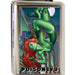 Business Card Holder - LARGE - POISON IVY Hanging Upside Down Cityscape FCG Metal ID Cases DC Comics   