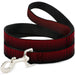Dog Leash - Vertical Stripes Transition Black/Red Dog Leashes Buckle-Down   