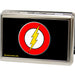 Business Card Holder - LARGE - Flash Logo FCG Black Metal ID Cases DC Comics   