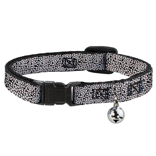 Cat Collar Breakaway - Ditsy Floral Black White Red Breakaway Cat Collars Buckle-Down   