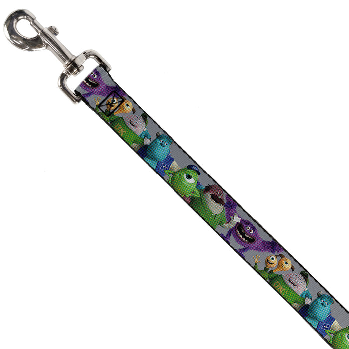 Dog Leash - Monsters University Character Lineup Gray Dog Leashes Disney   