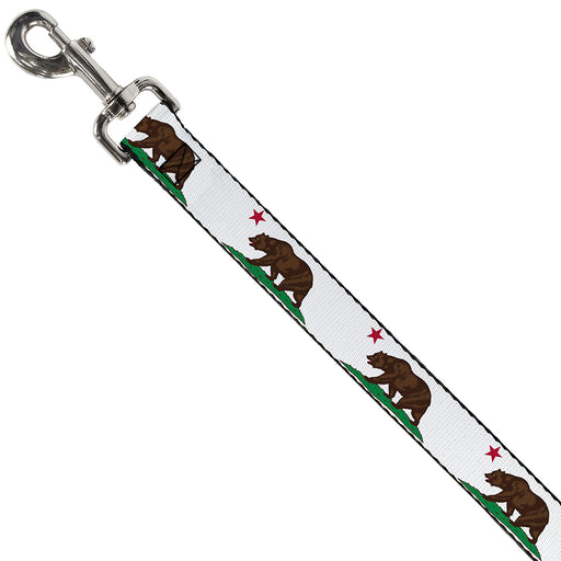 Dog Leash - Cali Bear White Dog Leashes Buckle-Down   