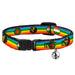 Cat Collar Breakaway - St. Pat's Rainbow Coins Breakaway Cat Collars Buckle-Down   