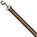 Dog Leash - Stripes Navy/Red/Yellow/Black/White/Green Dog Leashes Buckle-Down   