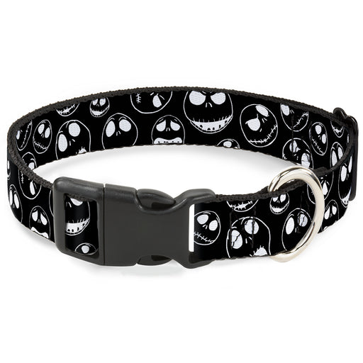 Plastic Clip Collar - Jack Outline Expressions Scattered Black/White Plastic Clip Collars Disney   