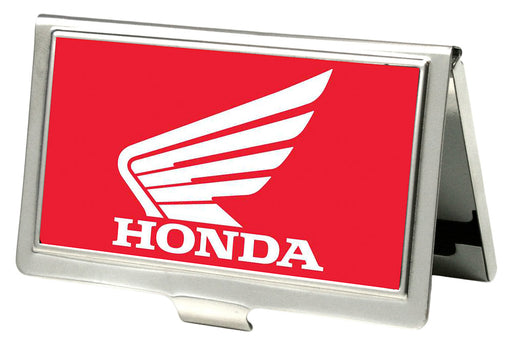 Business Card Holder - SMALL - HONDA Motorcycle FCG Red White Business Card Holders Honda Motorsports   