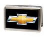 Business Card Holder - LARGE - CHEVROLET Bowtie Logo FCG Black Silver Gold White Metal ID Cases GM General Motors   