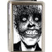 Business Card Holder - LARGE - Joker Bat Face My Dark Architect Cover Brushed Silver Metal ID Cases DC Comics   