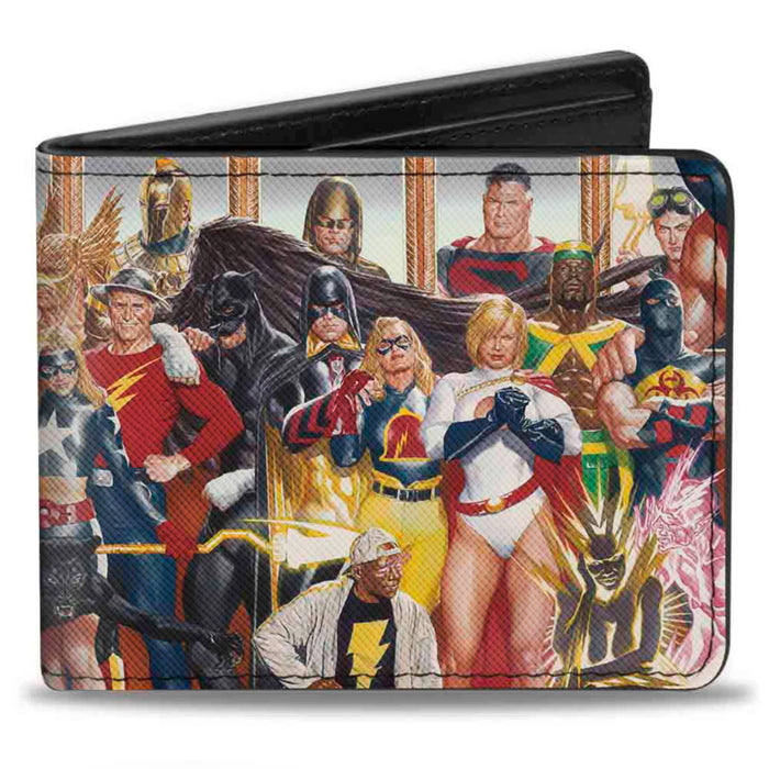 Bi-Fold Wallet - Justice Society of America Issue #26 33-Character Alex Ross Cover Pose Bi-Fold Wallets DC Comics   